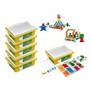   LEGO® Education SPIKE™ Essential+Q csomag 21 tanulónak (7 db45345, 7 db 2000722, 7 db 45401) 
